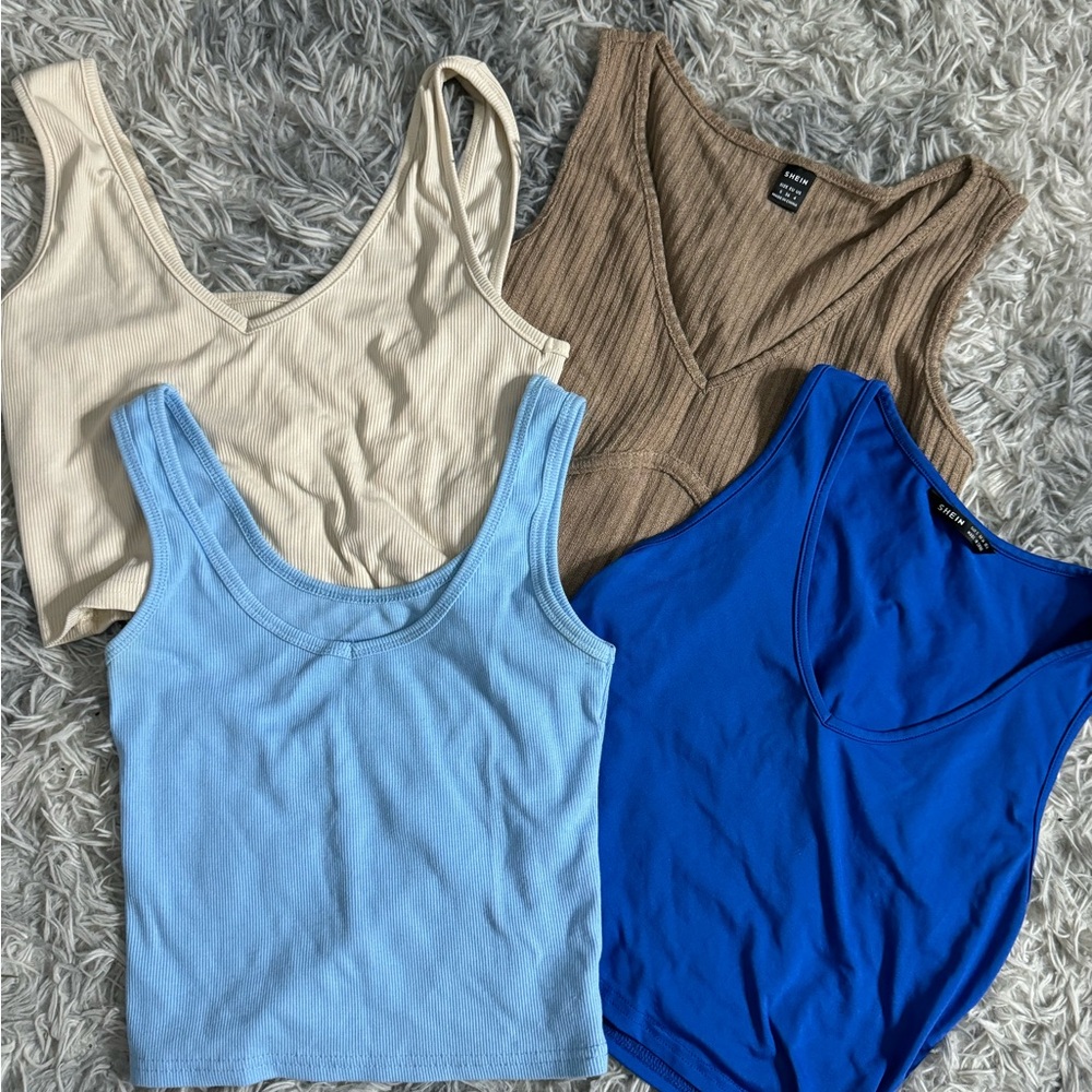 Pack of 4 Womens Tank Tops